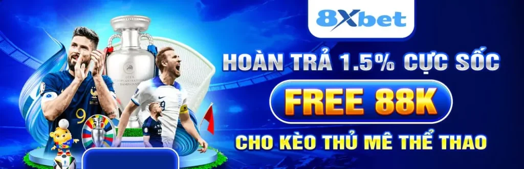 Hoàn trả 8xbet cực cao